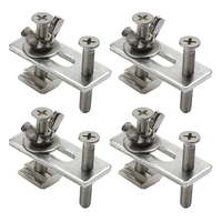 4pcs t track mini hold down clamp kit with iron machine engraving machine plate clamp fixture for cnc engraving machine