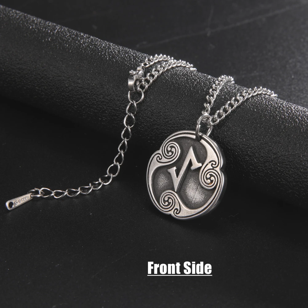 LIKGREAT Винтажный комплект из ожерелья с подвеской 24 руны для мужчин и женщин амулет