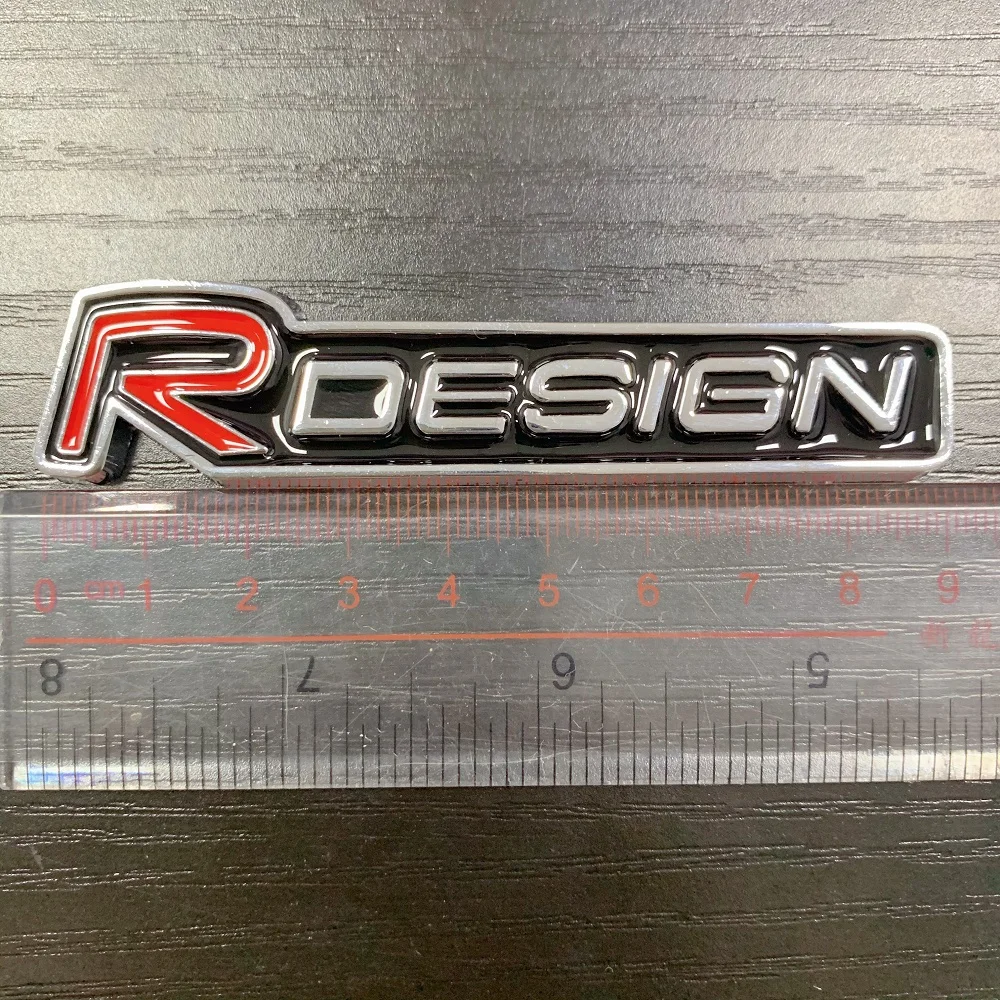 10 шт. автомобильные 3D металлические RDESIGN логотип наклейка значок эмблема