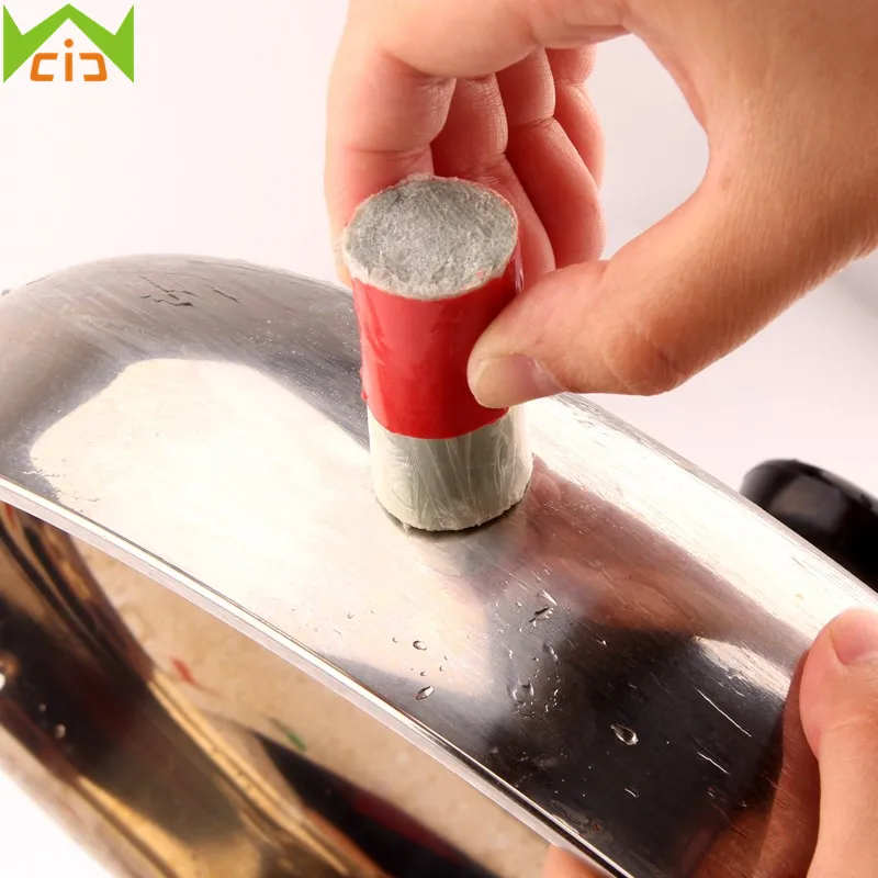 

2Pcs Cleaning Brush Stainless Steel Rod Stick Metal Rust Remover Brush Kitchen Household Cleaning Tools Color Random