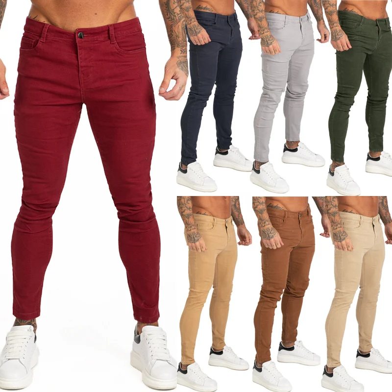 

Man Pants Skinny Jeans Men Denim Trousers Hip Hop Style Plus Size Jean Male Clothing Summer Slim Fit Fashion Stretch