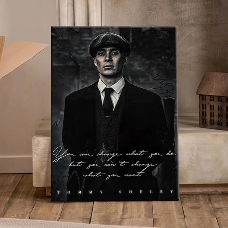 

Peaky Blinders Tommy Shelby Movie Posters Canvas Painting Posters and Prints Wall Art Picture for Living Room Cuadros Home Decor