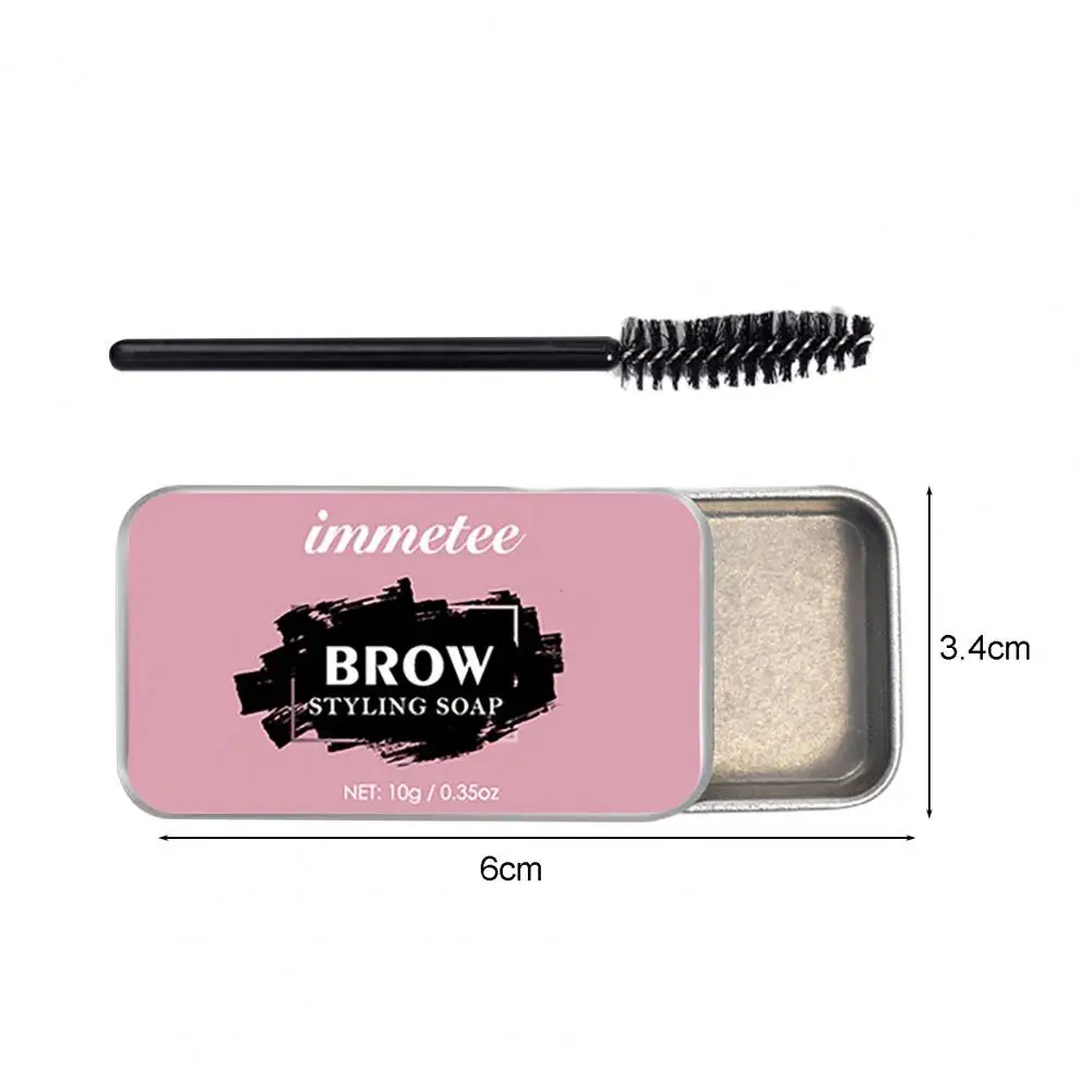

10g Face Eyebrow Soap Long-lasting Waterproof Transparent Eyelash Growth Brow Styling Soap Makeup Eyebrow Enhancers