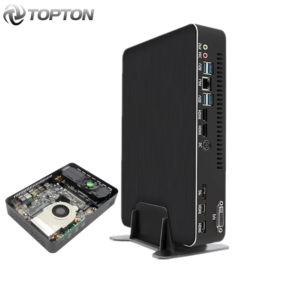 Игровой Настольный ПК Intel Core i9-9900 i7-9700 i5-9400F GTX 1650 GDDR6 4 ГБ 2 * DDR4 Мини Windows 10 м. PCIE 4K HDMI2.0