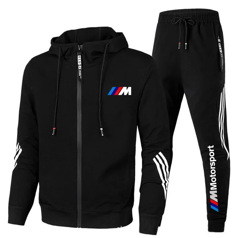

New BMW M Top + Men's Sportswear Zipper Jacket Hoodie Men's Sportswear Jogging S-3XL
