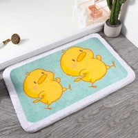 40x60cm soft animal carpet slip resistant bathing room rug floor door mat dirt barrier floor frog pig duck door cushion mat rug