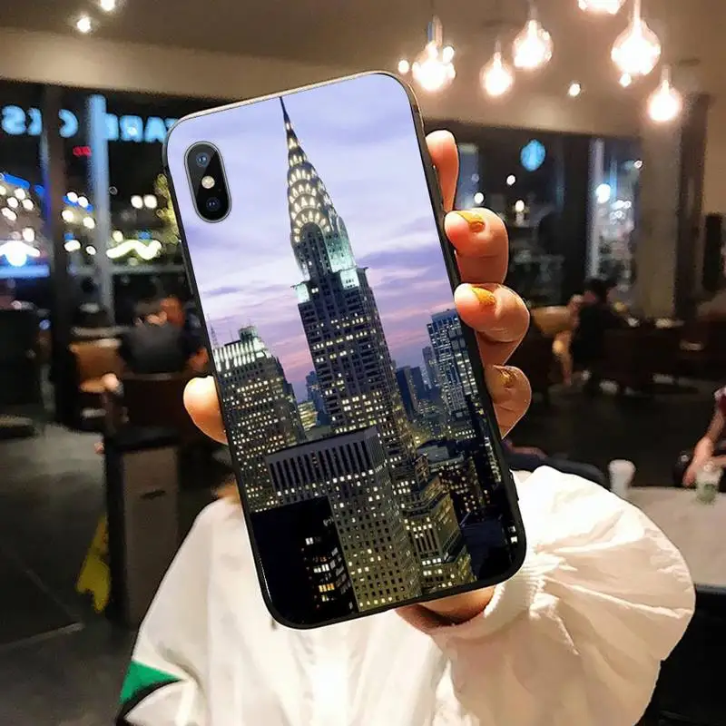 

New York City building Phone Case for iPhone 11 12 mini pro XS MAX 8 7 6 6S Plus X 5S SE 2020 XR shell