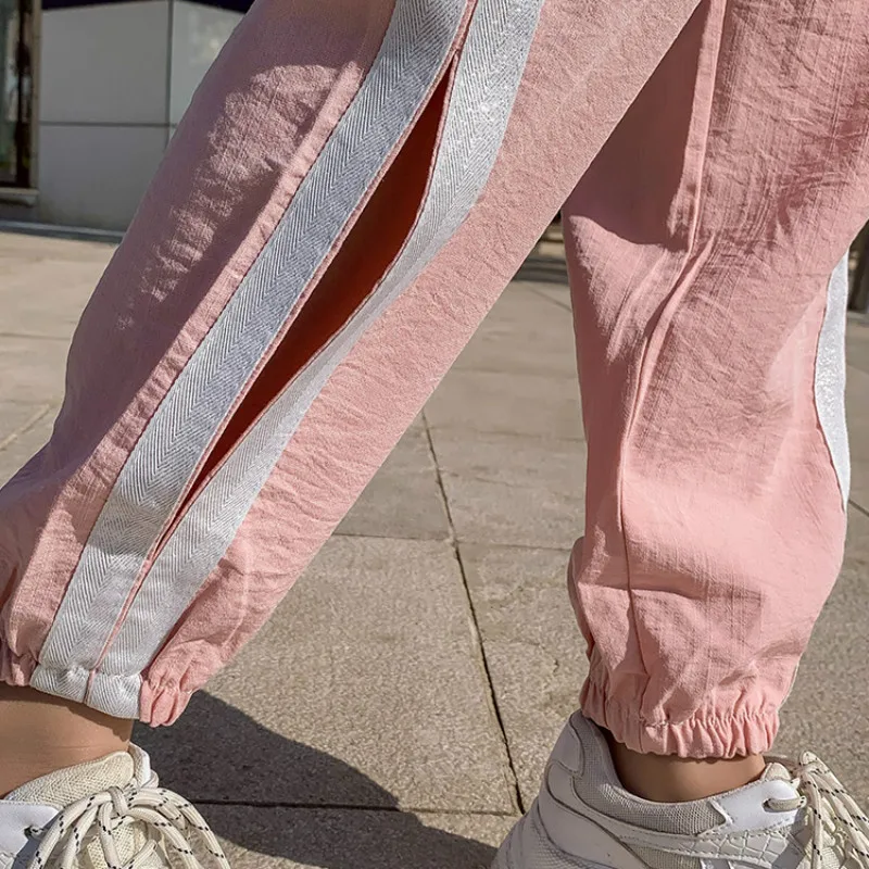 

Pants Women Plus Size Loose Trendy Elegant All-match High-quality Korean Style Leisure Daily Womens Female Lovely Simple 2020