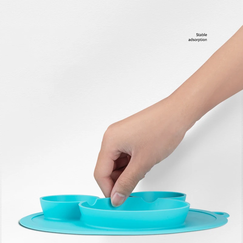Детская миска и тарелка BPA бесплатные силиконовые бутылочка для кормления