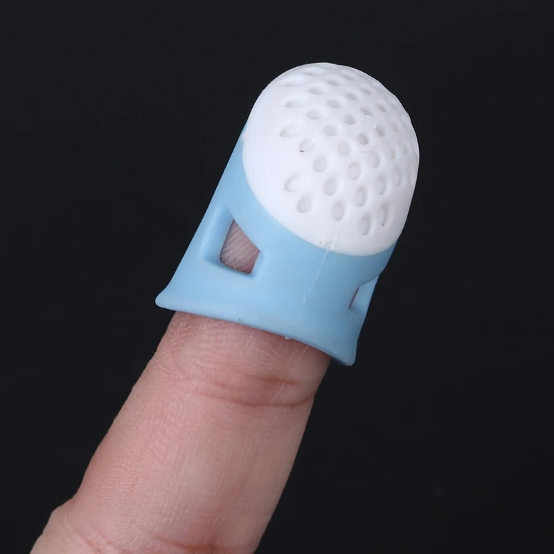 

2pcs Multifunctional Silicone Thimbles Finger Protector Sleeve Pin Needles DIY Crafts Sewing Needlework Accessories