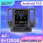Android 11 128G Tesla стиль GPS навигация для Infiniti FX35 FX45 FX25 FX37 2003 2004 - 2006 Авто Радио стерео Мультимедиа Плеер