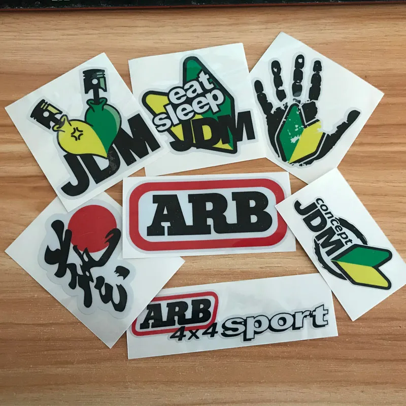 Светоотражающий японский стиль JDM для новичков стильная Автомобильная наклейка