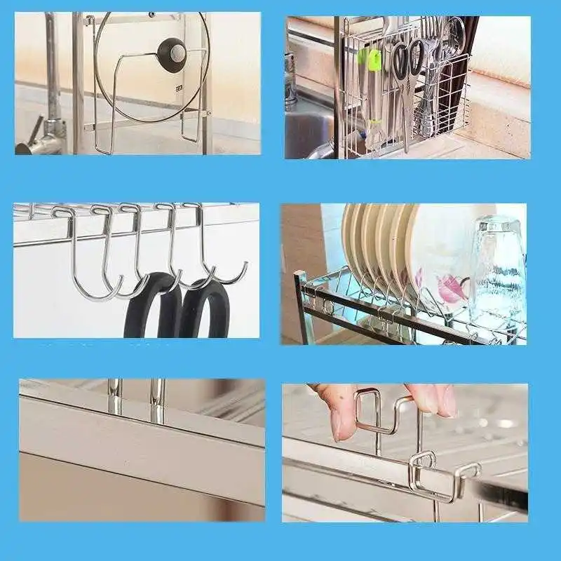 

Keuken Cosinha Escurridor De Platos Kuchnia Dish Drainer Stainless Steel Cozinha Cocina Organizador Cuisine Mutfak Kitchen Rack