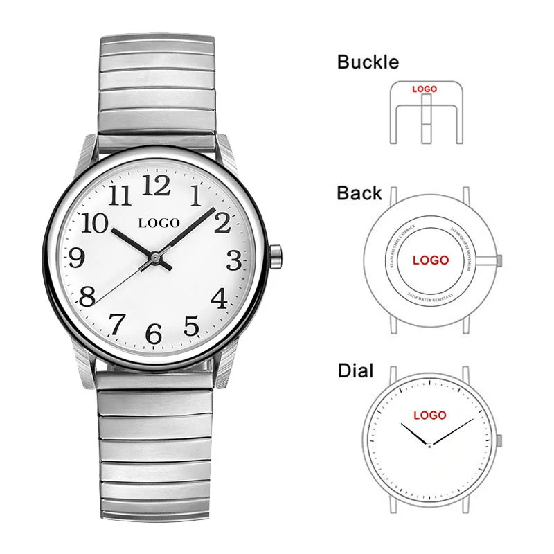 

Watch Dial Custom Logo Picture Photo Women Wristwatch Elastic Band Private Lable Watch Friend Families Gift
