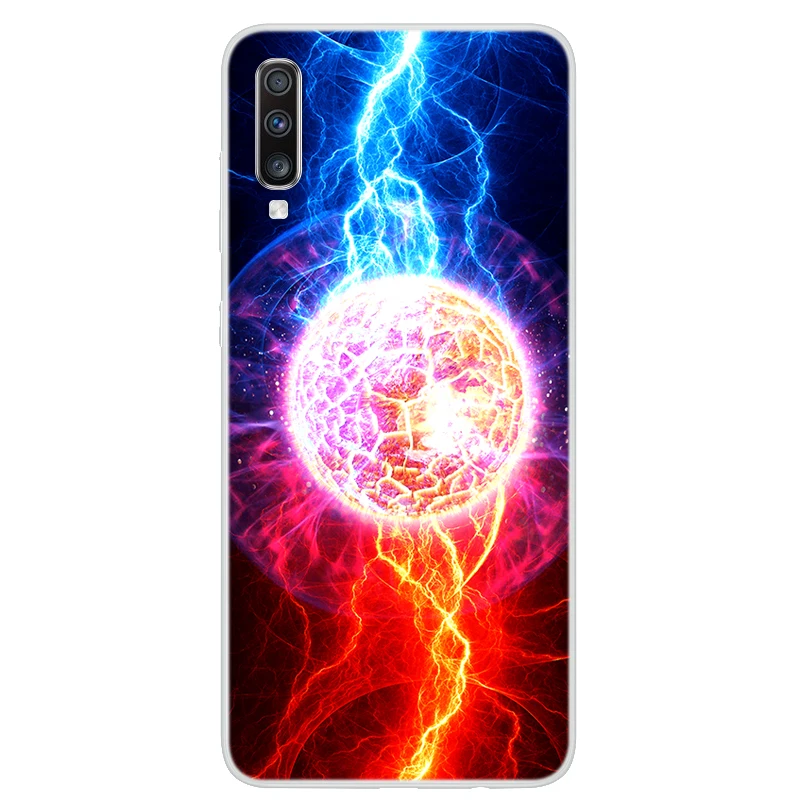 For Samsung Galaxy A70 Case A 70 Silicone Soft A51 A61 A71 A81 A91 A31 A21 A41 Cover Starry Stars |