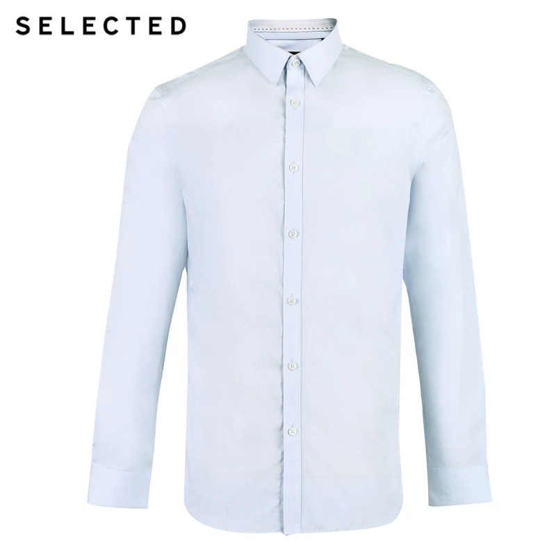 Мужская приталенная футболка из 100% хлопка с длинными рукавами и рисунком гусиные