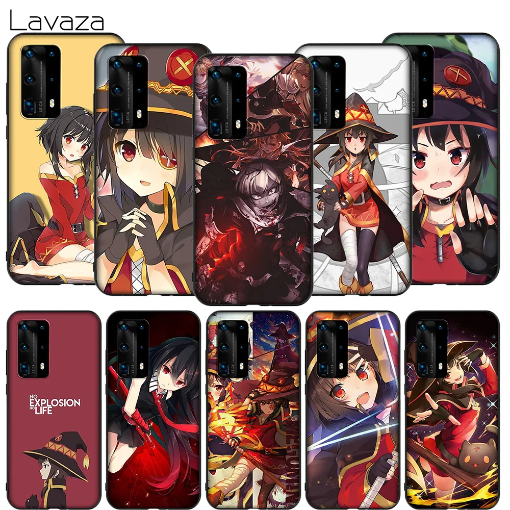 WEBBEDEPP аниме KonoSuba Megumin TPU мягкий чехол для Huawei P8 P9 P10 P20 P30 Y5 Y6 Y7 Y9 P smart Lite Pro Prime Mini |