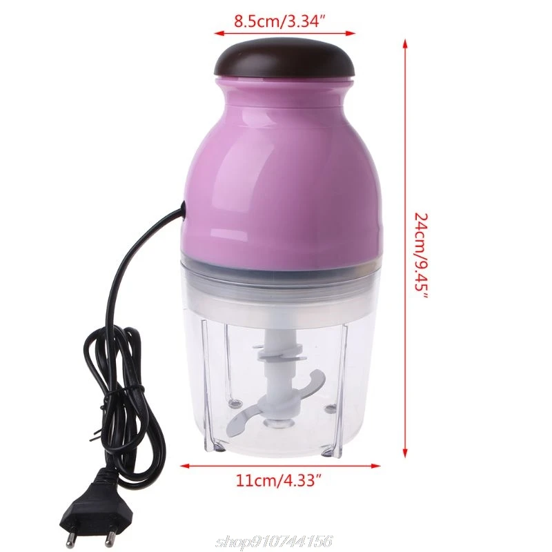

Mini Electric Meat Grinder Food Processor Vegetable Fruit Blender Chopper 600ml N17 20 Dropshipping