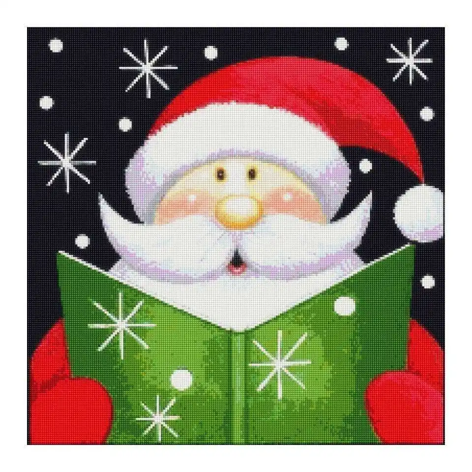 Алмазная мозаика AZQSD с Сантой 5d картина квадратными стразами Мультяшные хобби и