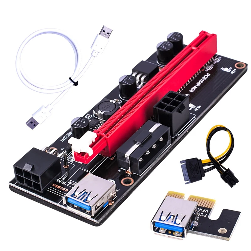 

Pci-E карта расширения Экспресс-Кабель 1X до 16X Графический Удлинительный кабель 60 см USB 3,0 Удлинительный кабель