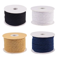 20mroll 3mm twisted cord rope nylon twisted cord trim thread string for home decoration curtain tieback bracelet jewelry making