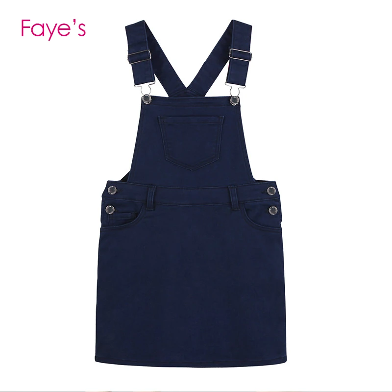 Baby Girl Dresses 4-12Y Clothes Overalls Denim Pinafore Dungarees Dress Summer for Girls Kids | Детская одежда и обувь