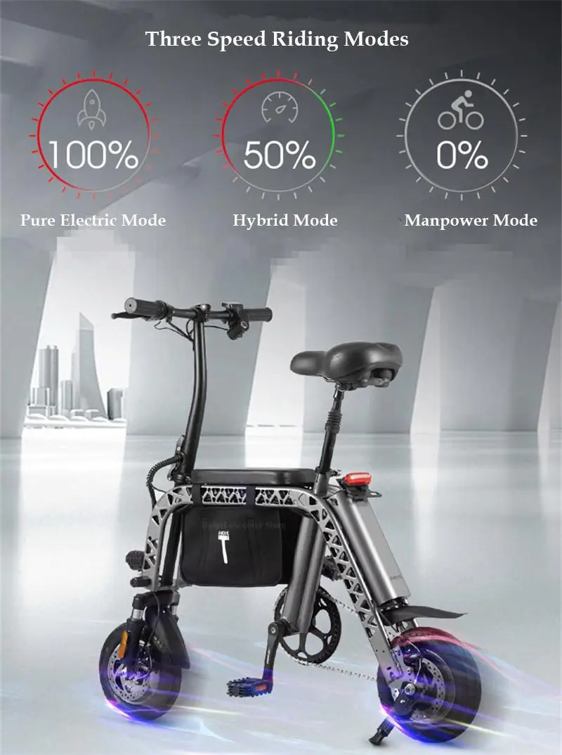 Электрический велосипед для женщин с детским сиденьем двухколесные