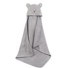 Детское Пончо банное полотенце бархатное флисовое полотенце с капюшоном для младенцев одеяло для новорожденных полотенце XXFE