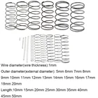 10 шт. 1*5 6 7 8 9 10 11 12 18 20*10-50 мм пружинный стальной Малый сжатие релиз Механическая возвратная пружина дисковая пружина 5 мм