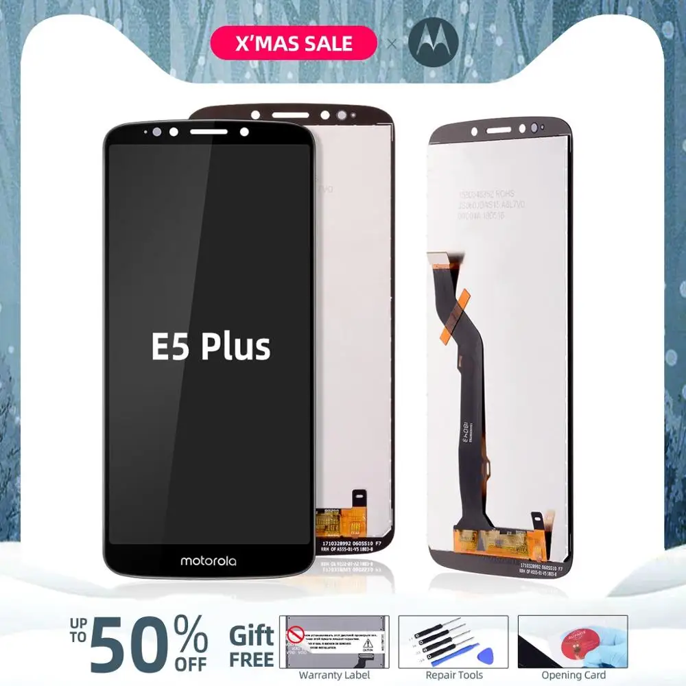 6," ЖК-дисплей для Moto E5 Plus, сенсорный экран, дигитайзер для Motorola Moto E5 Plus, ЖК-дисплей, запасные части XT1924