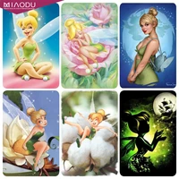 5d diy diamond painting disney tinker bell and peter pan embroidery cross stitch handicraft mosaic full drill home decor gifts