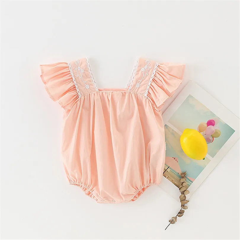 

Baby Girl Romper Summer Newborn Baby Clothes Princess Infant Baby Sunsuit Playsuit Toddler Baby Romper Jumpsuit Girl Jumpsuit