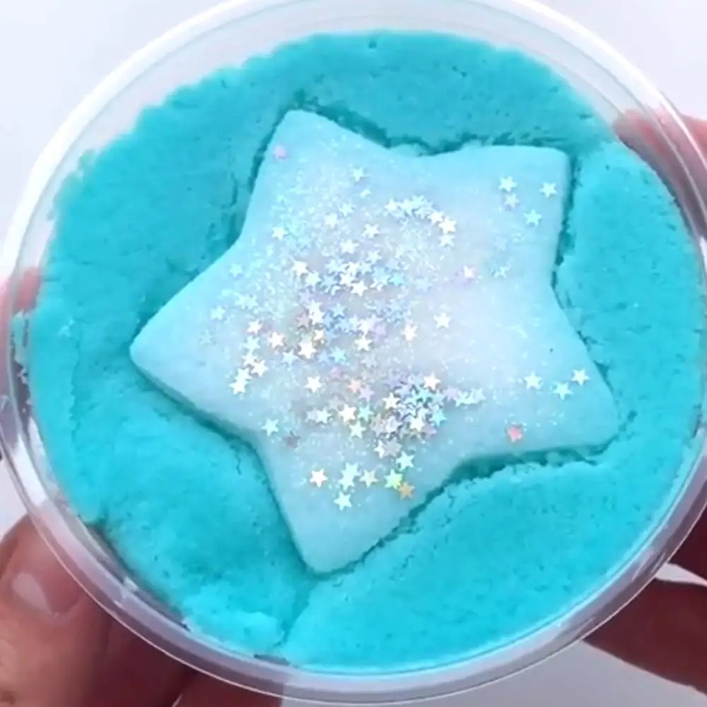 Мечта Звездная голубая матовая грязь тысячи тысяч разлагаемых шелковых грязи