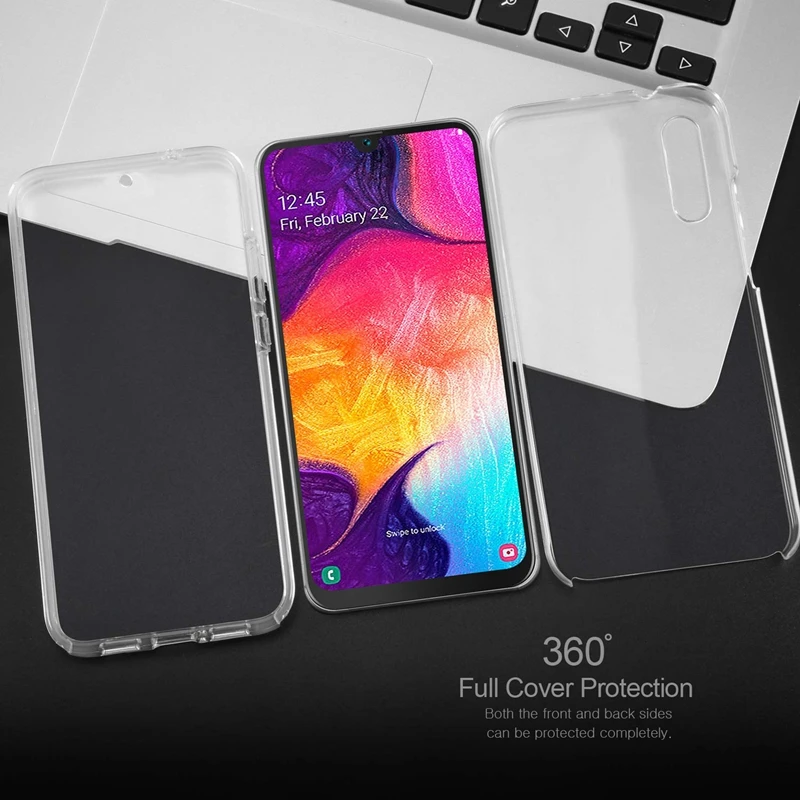 360 градусов защитный чехол для Samsung Galaxy S6 S7 edge S8 S9 S10 Plus S10e note 8 9 5 мягкий прозрачный