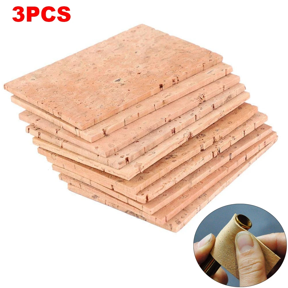 

3 PCS Alto/Soprano/Alto Saxophone Natural Neck Cork Universal High-quality Durable Soft and Lightweight