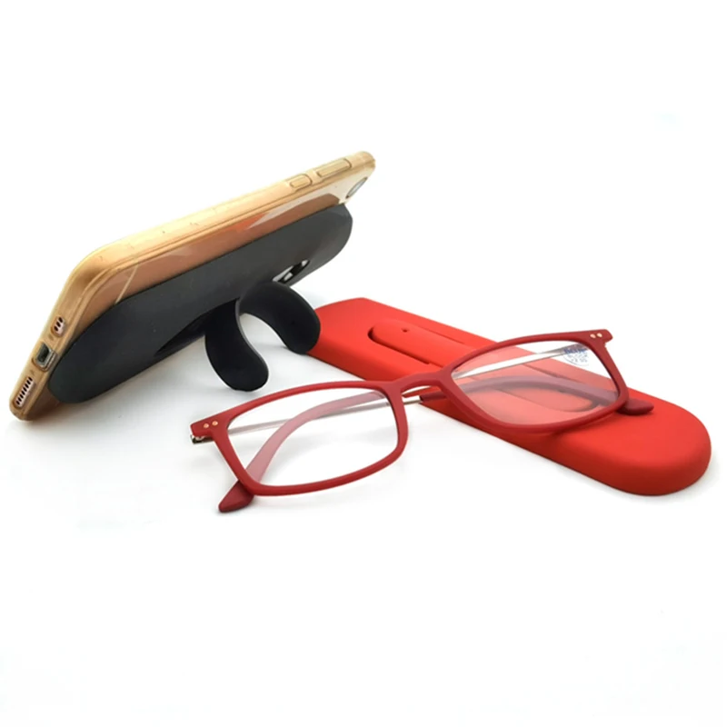 Сверхлегкий очки для чтения Для мужчин женщин прямоугольный неразрывный