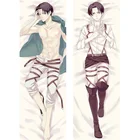 Двусторонняя наволочка с 3D рисунком из аниме атака на Титанов