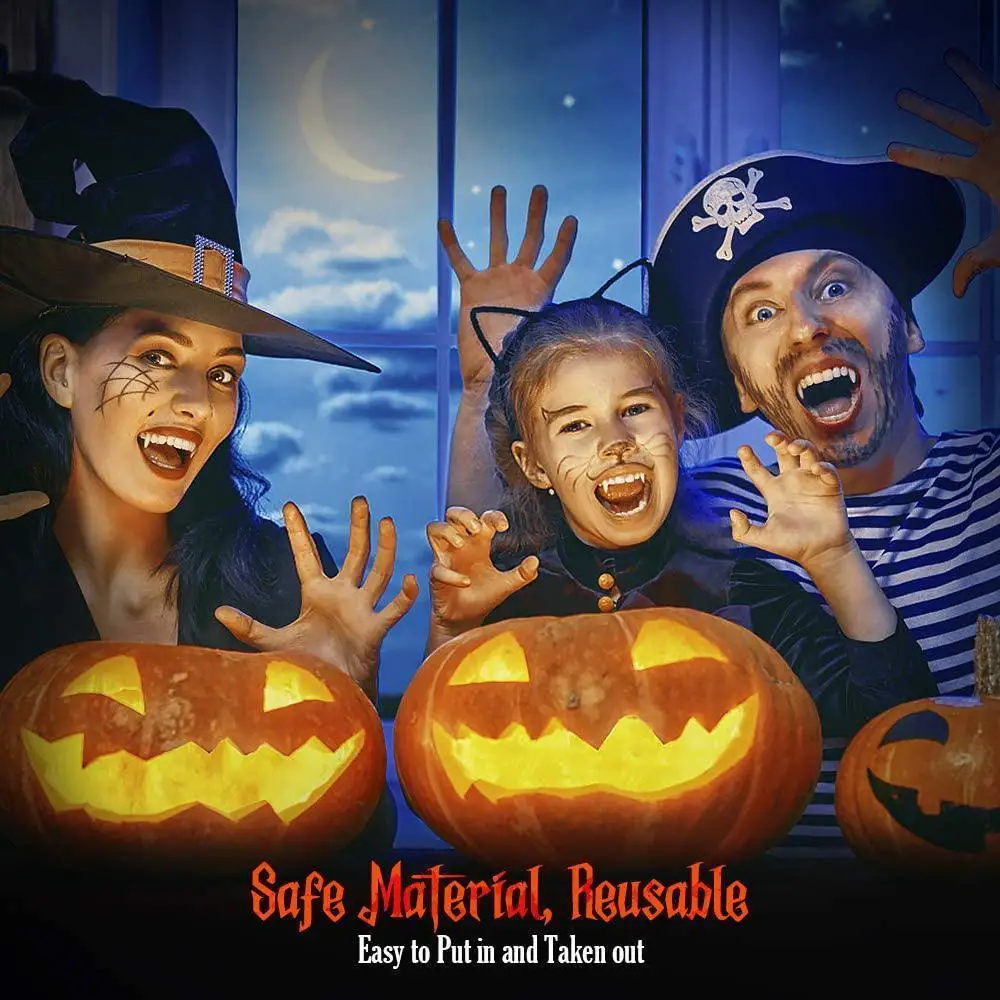 Костюм на Хэллоуин для взрослых и детей костюм вечеринки ужасное платье клыки