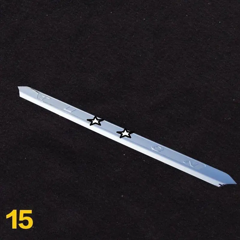 Декоративные модифицированные хромированные оконные решетки переднего бампера