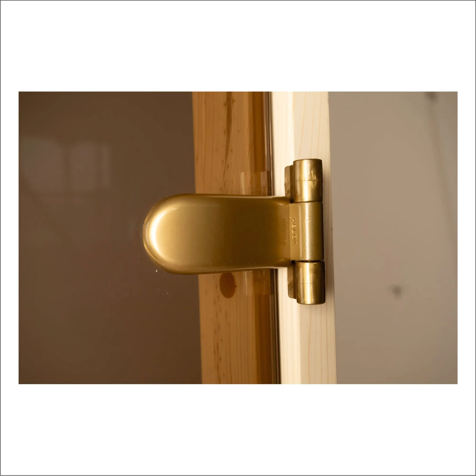 Glass door to the bath and sauna. Bronze is transparent. Handle 600 mm | Обустройство дома