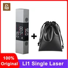 Новинка 2021 лазерный транспортир DUKA LI1 Цифровой Инклинометр измерение угла 2 в 1 лазерный уровень линейка Type-C зарядка лазерное измерение