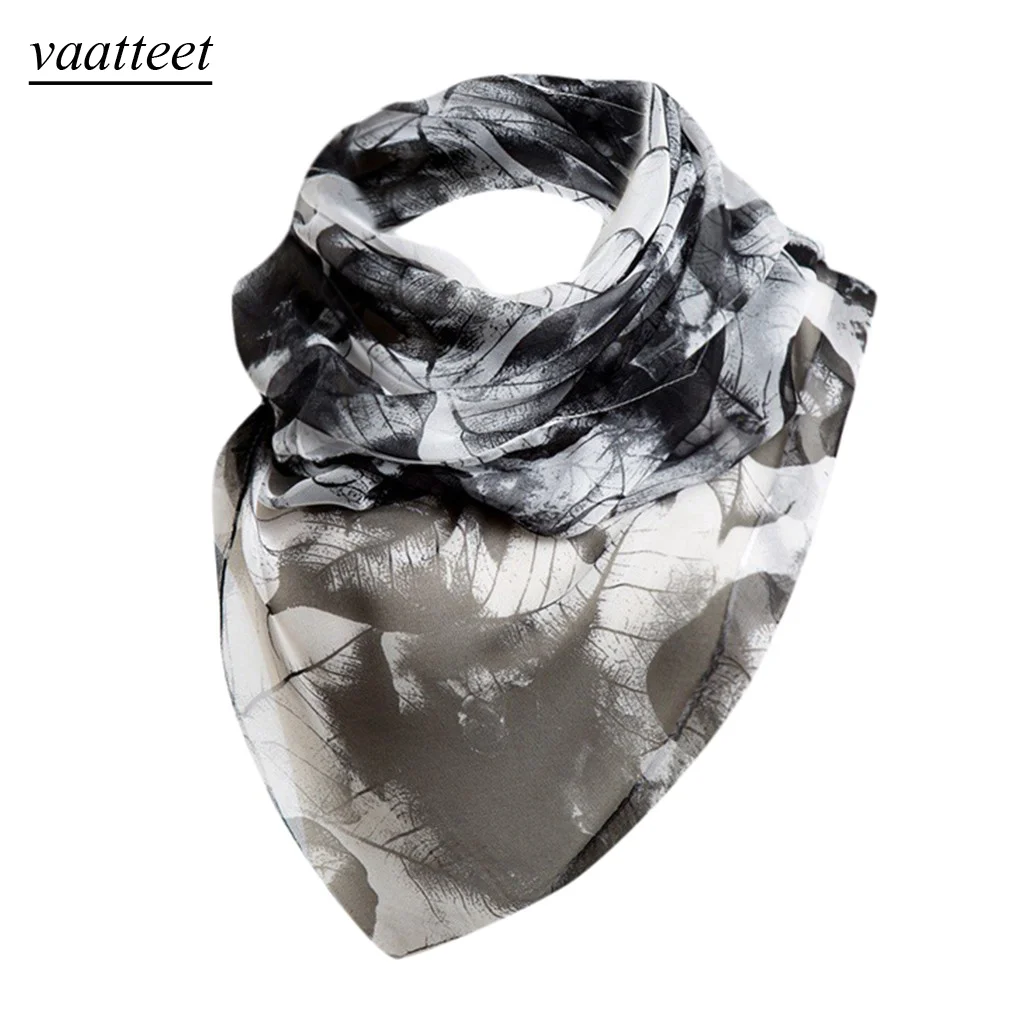 Женский новый шарф с рисунком в виде листьев|Женские шарфы| |