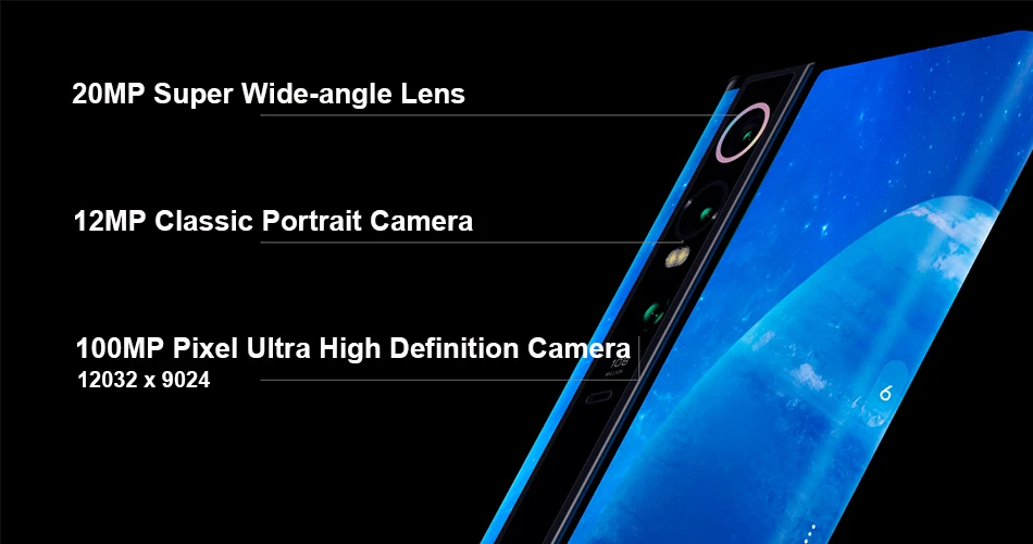 Смартфон Xiaomi MIX Alpha 12GB 512GB Snapdragon 855 Plus 7,9" OLED 5G объемный экран супер флагманская Тройная камера 4050mAh