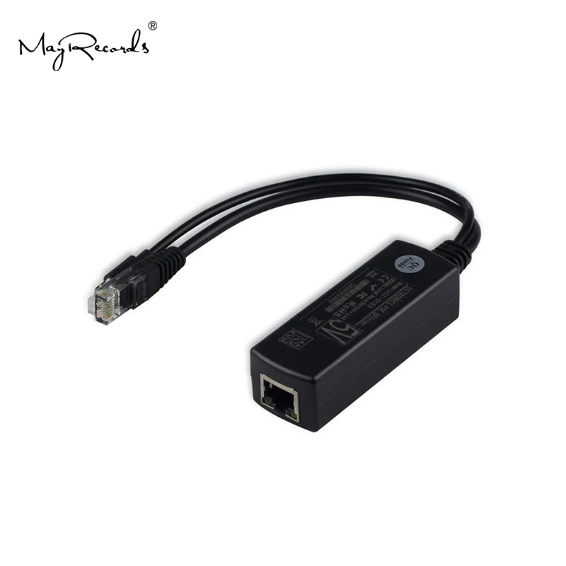 Популярный разветвитель PoE Power Over Ethernet от 48 В до 5 2 4 А адаптер Micro USB 12 Вт|Коробки