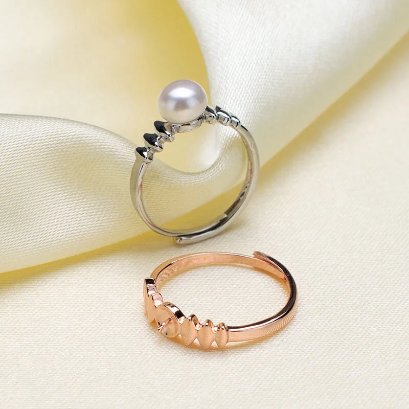 Регулируемое кольцо для ювелирных изделий фурнитура кольца серебряные