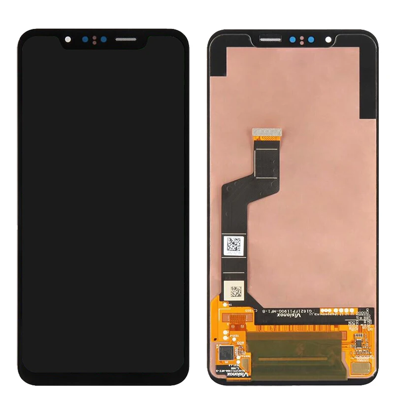 ЖК дисплей с рамкой для LG G8s ThinQ AMOLED 6 21 дюйма|Экраны мобильных телефонов| |