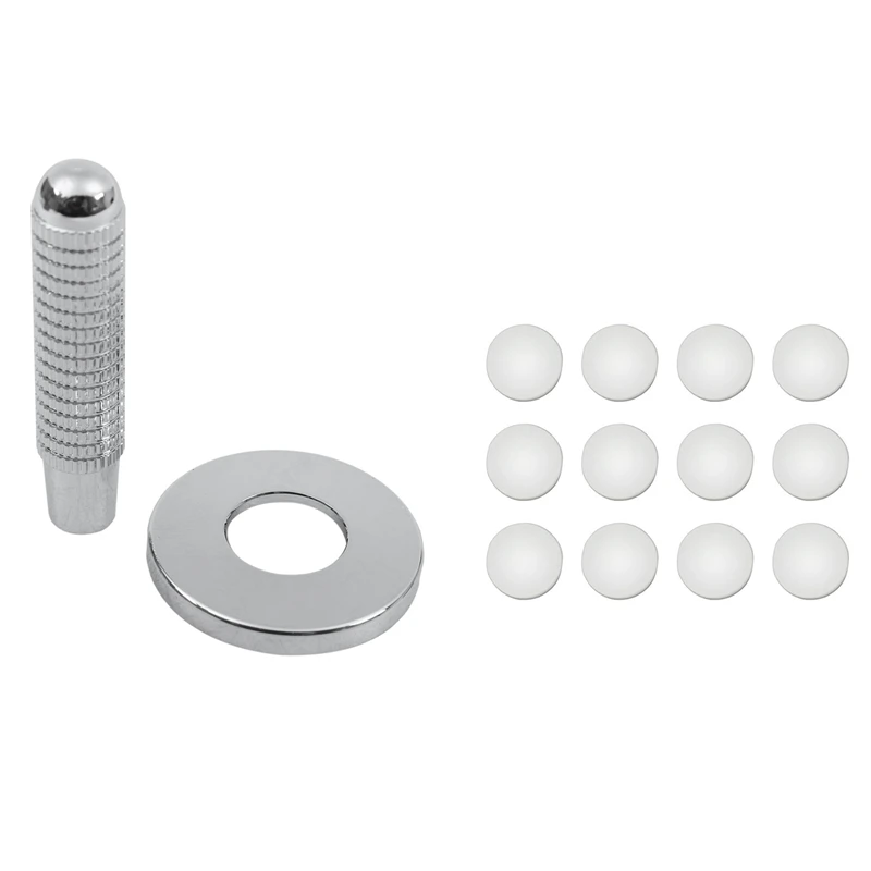 12 шт. декоративных наклеек практичная крышка белый и 1 комплект дверная защелка