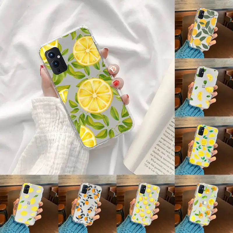 

lemon Phone Case Transparent For OnePlus MEIZU MEITU M 7 8 9 16 17 T PRO XS moible bag