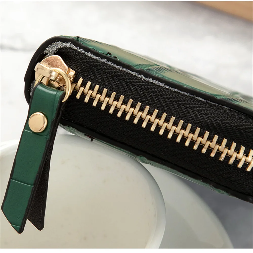 

Classic Business Card Holder Men Pu Leather Credit Card Wallet Bag Women Zipper Credit/id/bank Card Holder Case Coin Purse