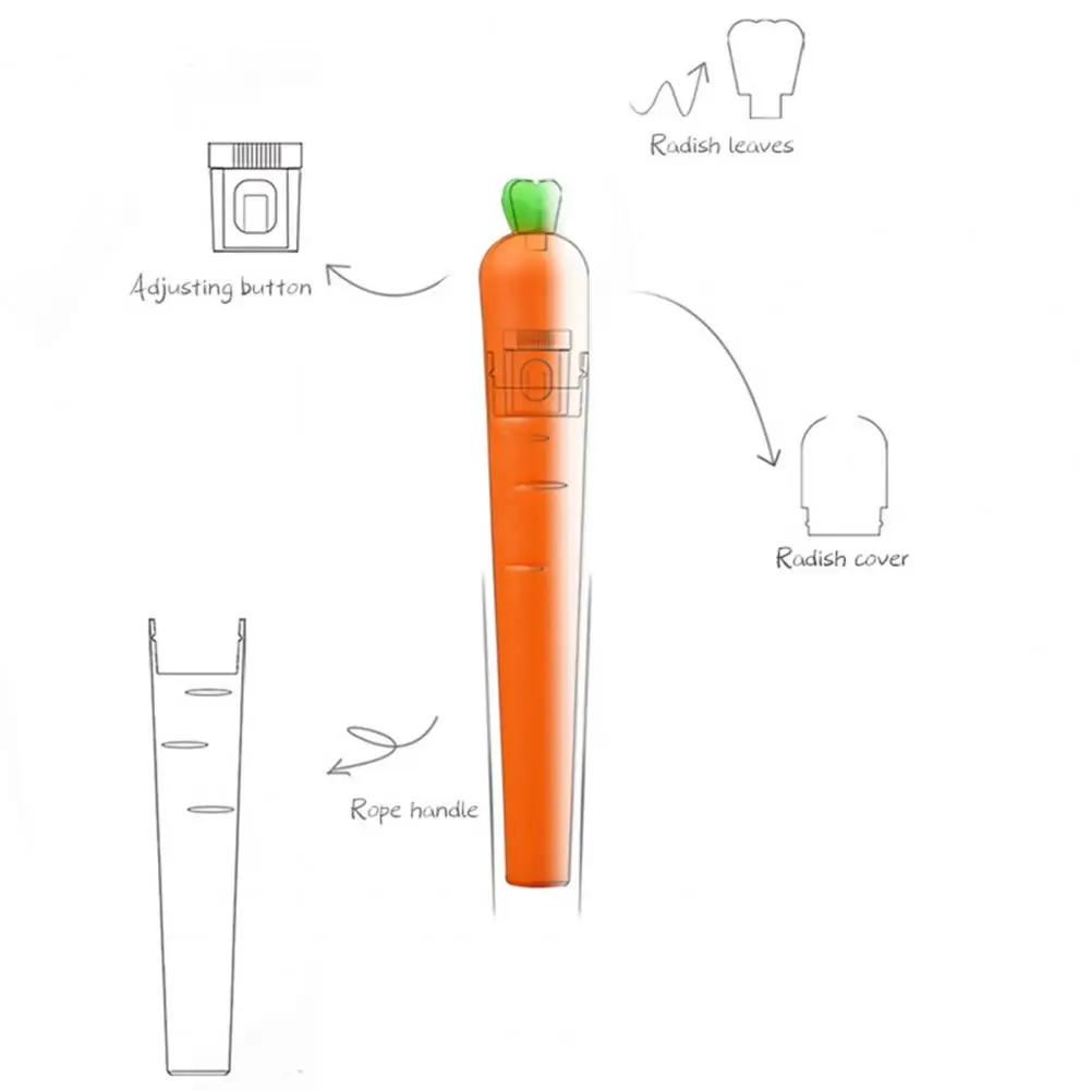 Скакалка детская регулируемая в форме морковки | Игрушки и хобби